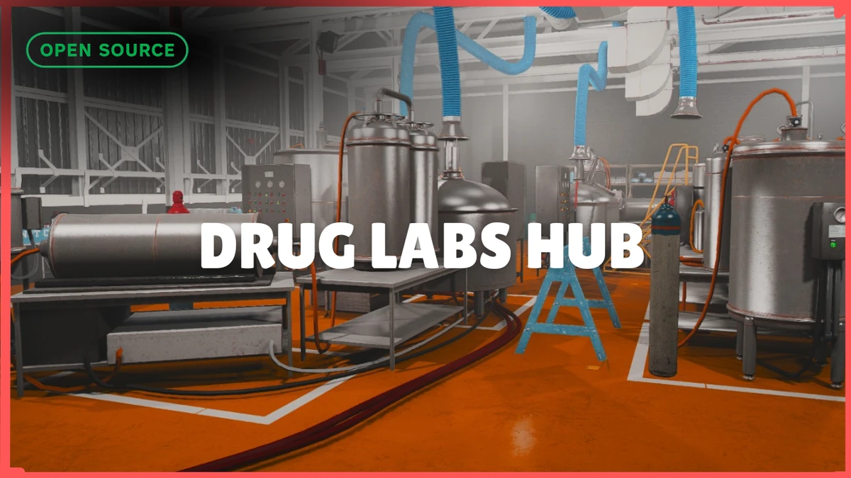 Drug Labs HUB FiveM | Weed, Meth & Coke Labs | Open Source